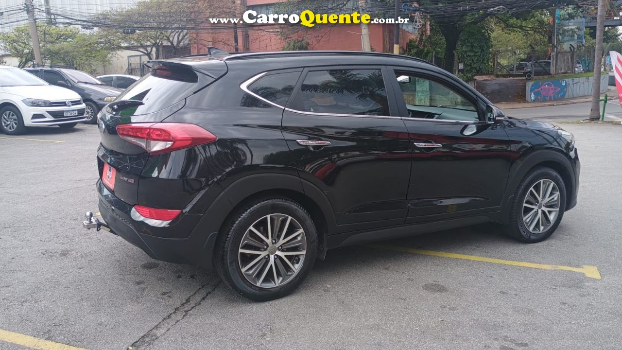 HYUNDAI   TUCSON LIMITED 1.6 TURBO 16V AUT.   PRETO 2018 1.6 GASOLINA - Loja