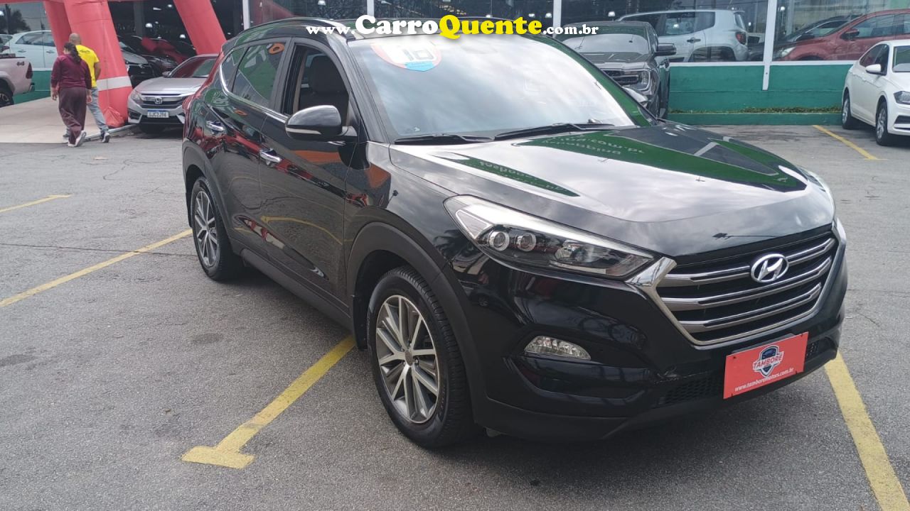 HYUNDAI   TUCSON LIMITED 1.6 TURBO 16V AUT.   PRETO 2018 1.6 GASOLINA - Loja