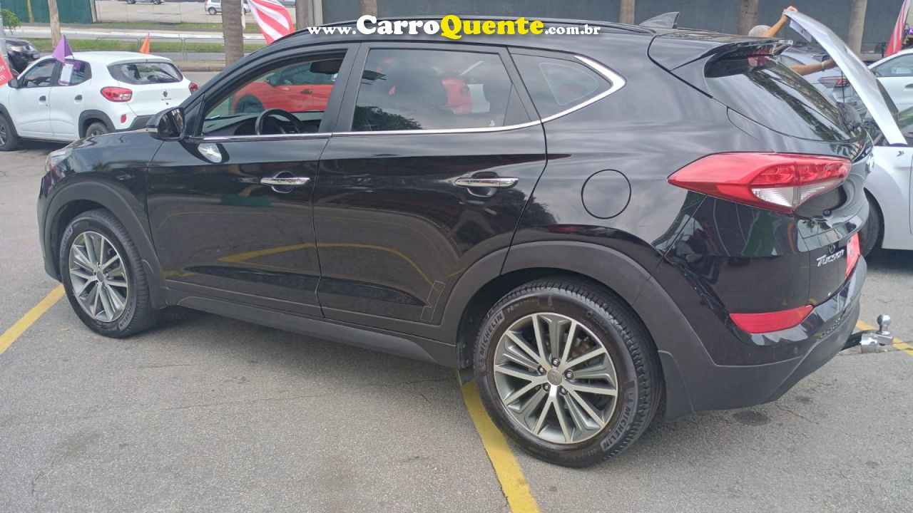HYUNDAI   TUCSON LIMITED 1.6 TURBO 16V AUT.   PRETO 2018 1.6 GASOLINA - Loja