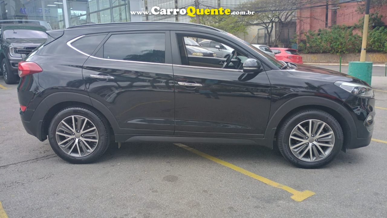 HYUNDAI   TUCSON LIMITED 1.6 TURBO 16V AUT.   PRETO 2018 1.6 GASOLINA - Loja