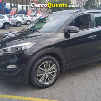 HYUNDAI   TUCSON LIMITED 1.6 TURBO 16V AUT.   PRETO 2018 1.6 GASOLINA