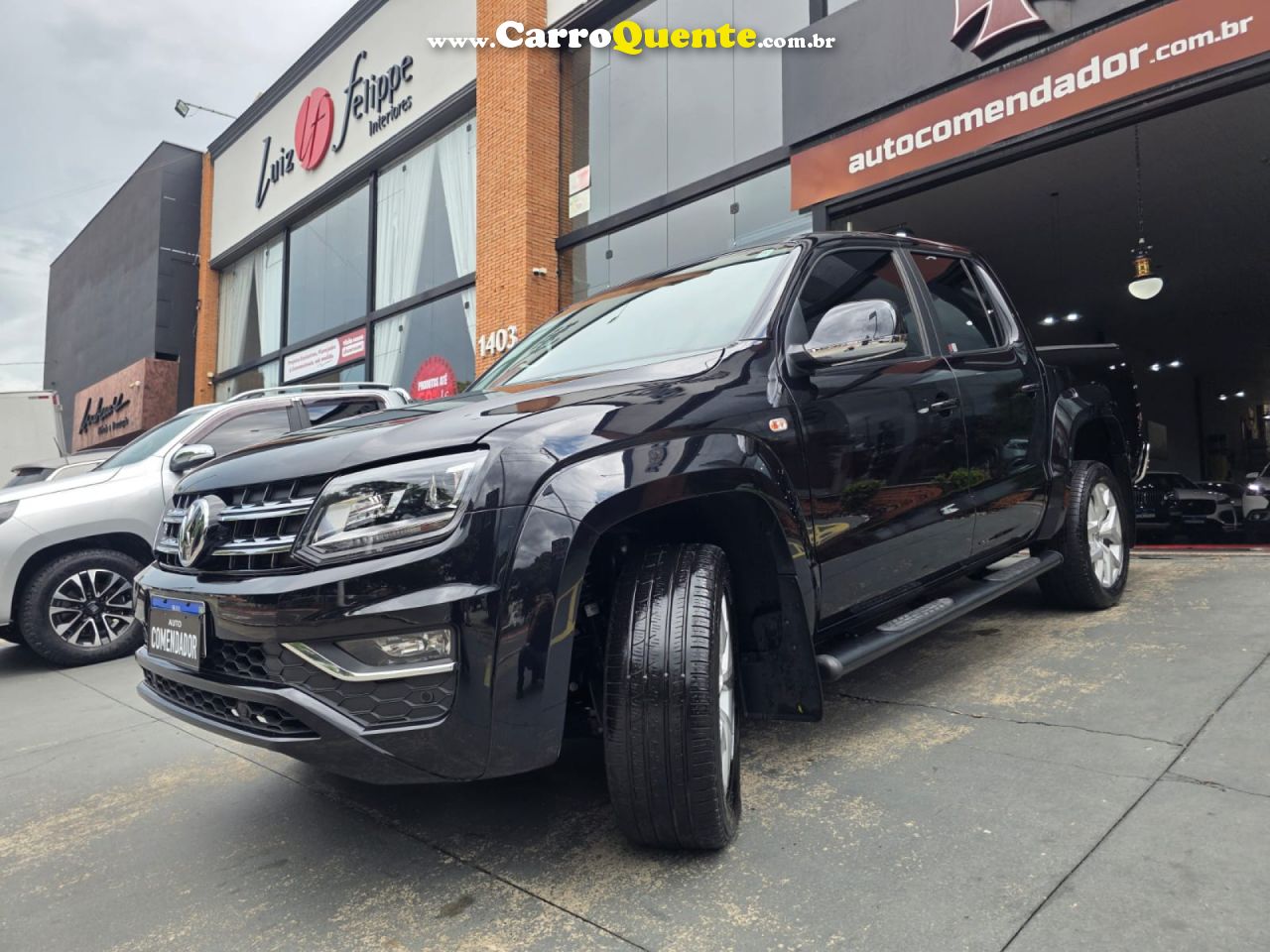 VOLKSWAGEN   AMAROK HIGHLINE CD 3.0 4X4 TB DIES. AUT.   PRETO 2024 3.0 DIESEL - Loja