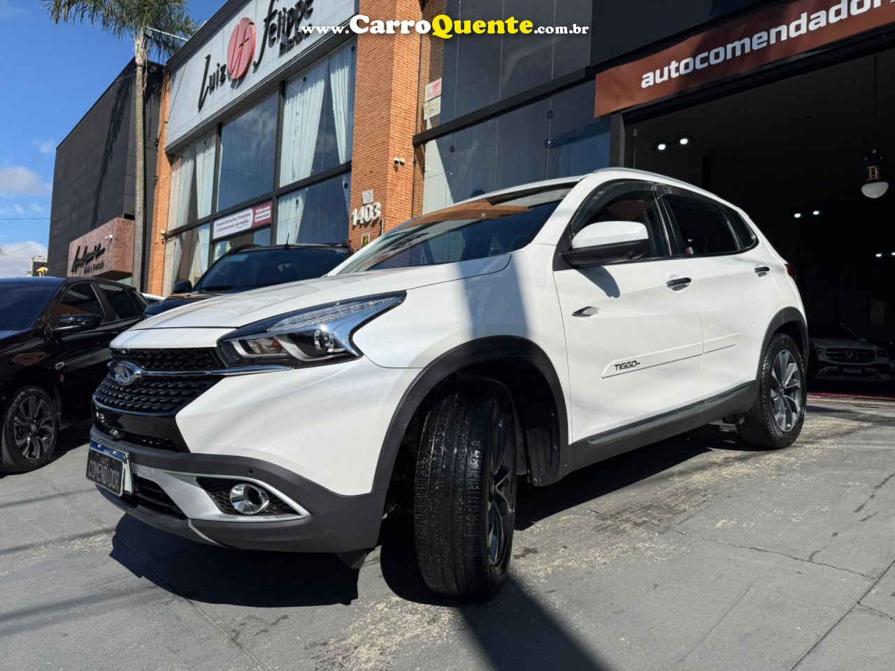 CHERY   TIGGO 7 TXS 1.5 16V TURBO FLEX AUT.   BRANCO 2022 1.5 FLEX - Loja