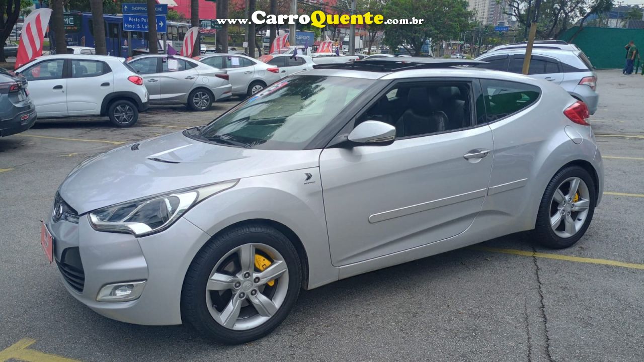 HYUNDAI   VELOSTER 1.6 16V  140CV AUT.   PRATA 2012 1.6 GASOLINA - Loja