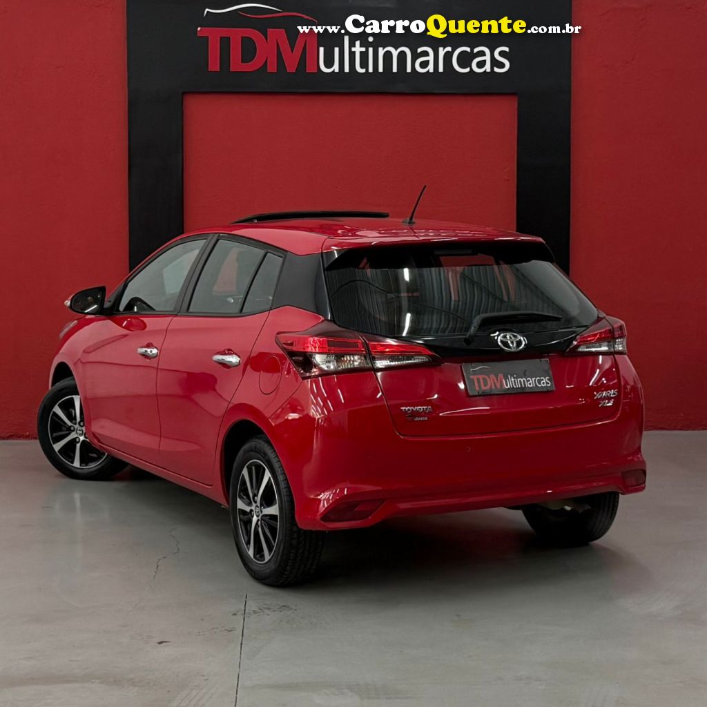 TOYOTA   YARIS XLS 1.5 FLEX 16V 5P AUT.   VERMELHO 2019 1.5 FLEX - Loja