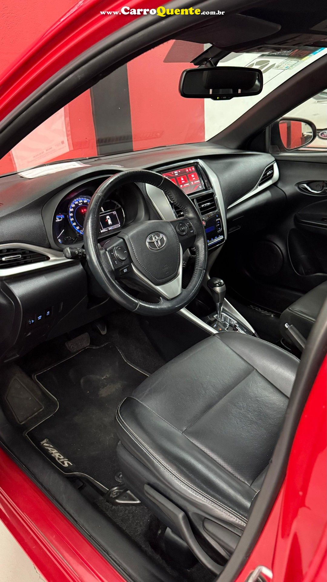 TOYOTA   YARIS XLS 1.5 FLEX 16V 5P AUT.   VERMELHO 2019 1.5 FLEX - Loja
