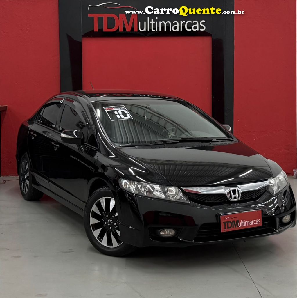 HONDA   CIVIC SED. LXL LXL SE 1.8 FLEX 16V AUT.   PRETO 2010 1.8 FLEX - Loja