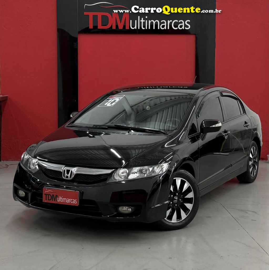 HONDA   CIVIC SED. LXL LXL SE 1.8 FLEX 16V AUT.   PRETO 2010 1.8 FLEX - Loja