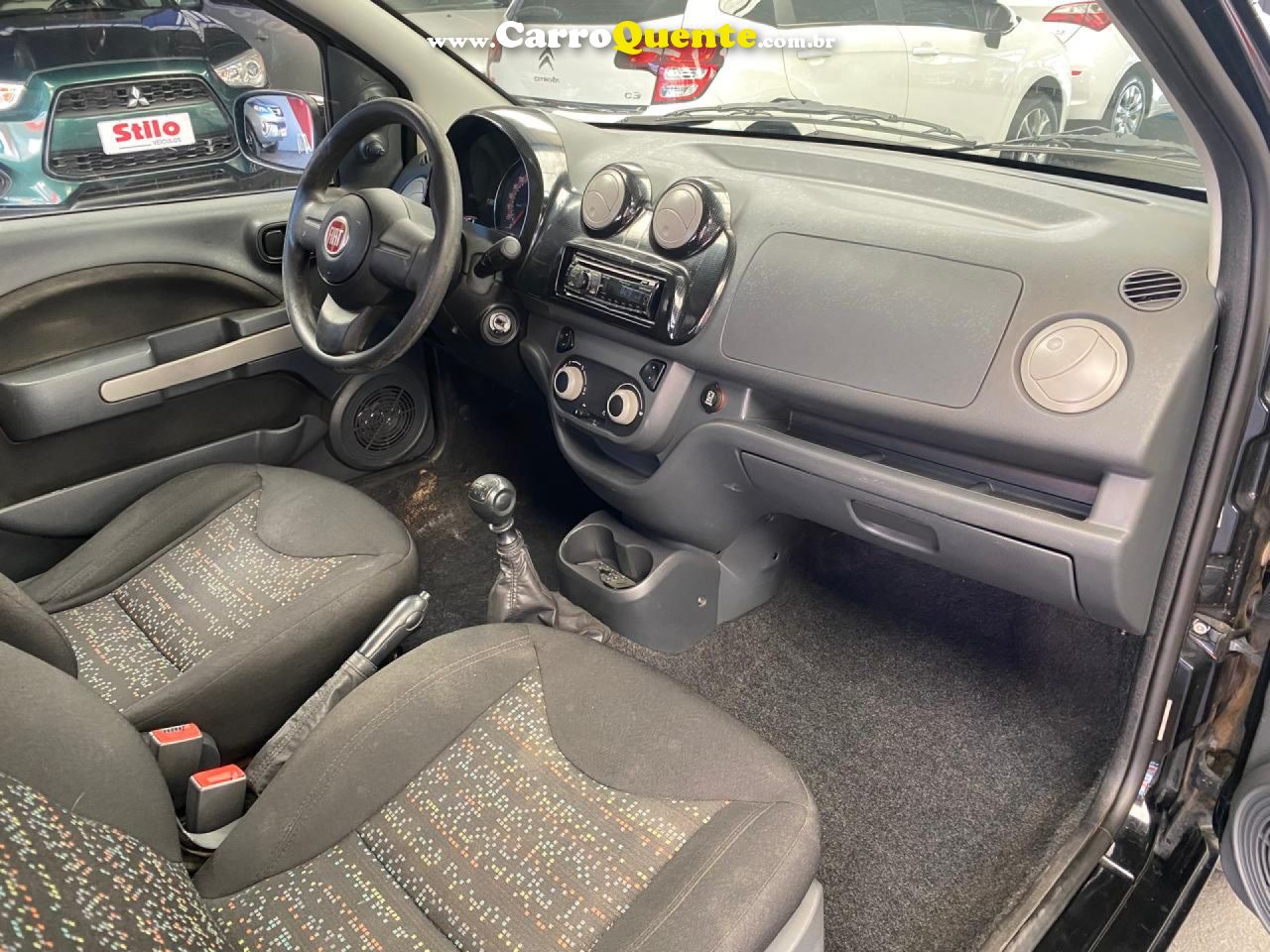FIAT   UNO VIVACE 1.0 EVO FIRE FLEX 8V 3P   PRETO 2012 1.0 FLEX - Loja