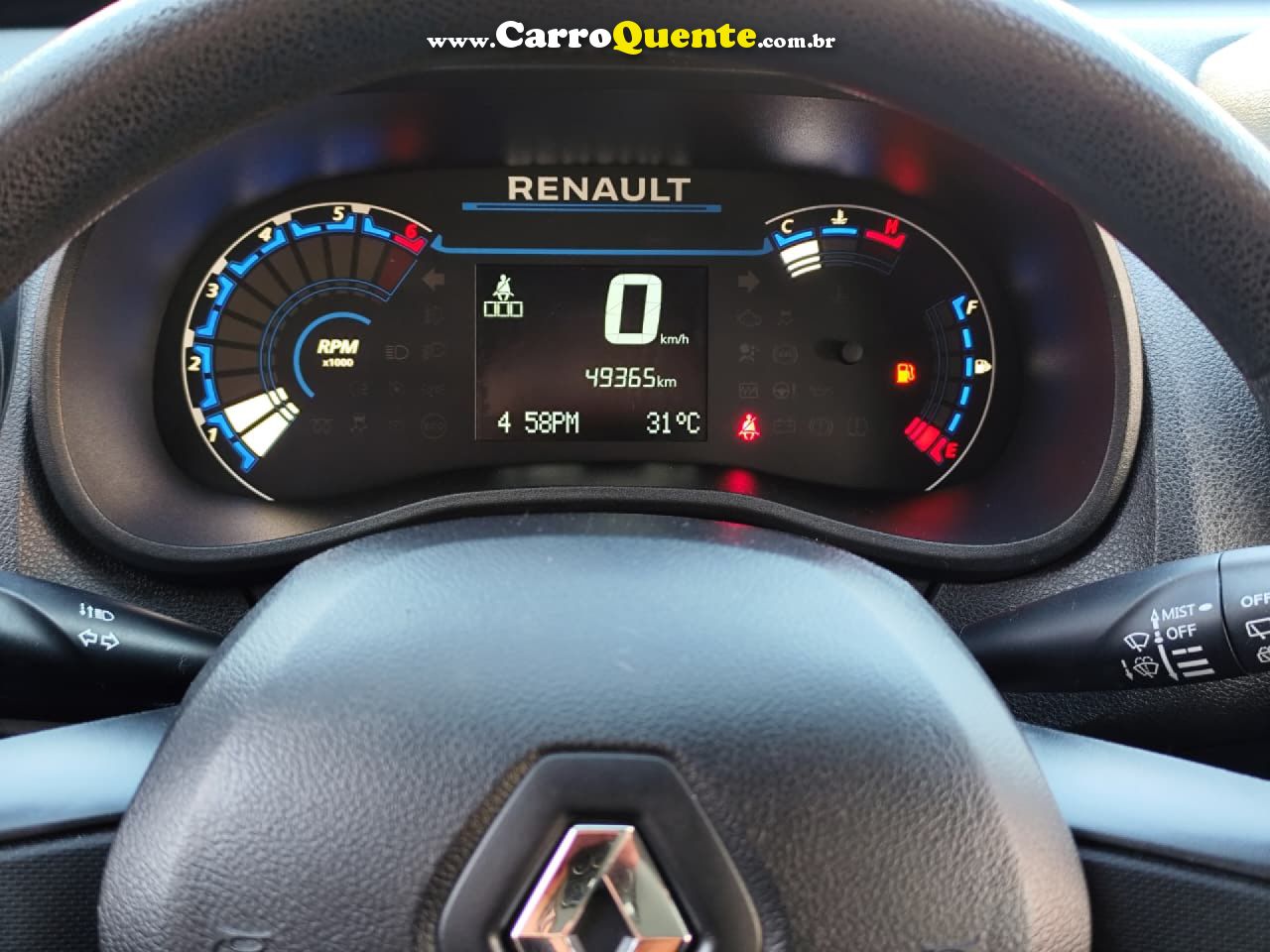 RENAULT   KWID ZEN 1.0 FLEX 12V 5P MEC.   BRANCO 2024 1.0 FLEX - Loja