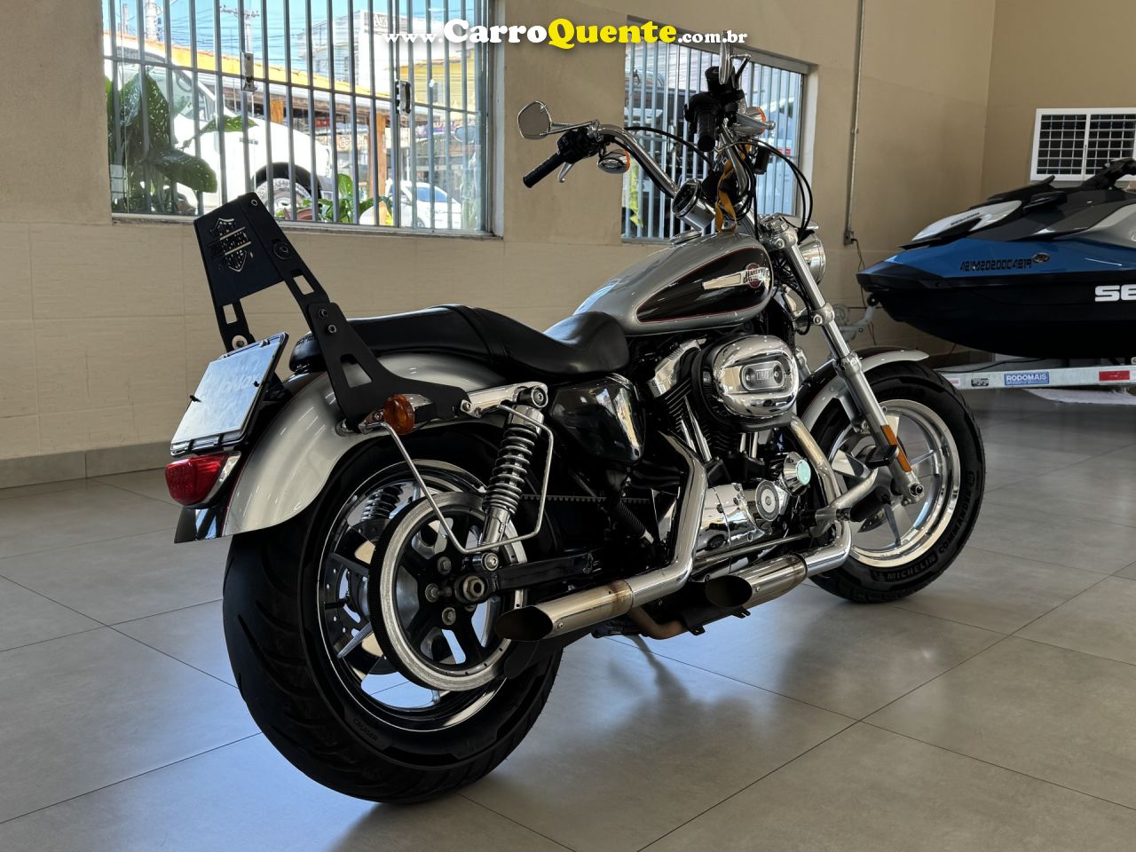 HARLEY-DAVIDSON   XL1200C   PRATA 2015 1200 GASOLINA - Loja