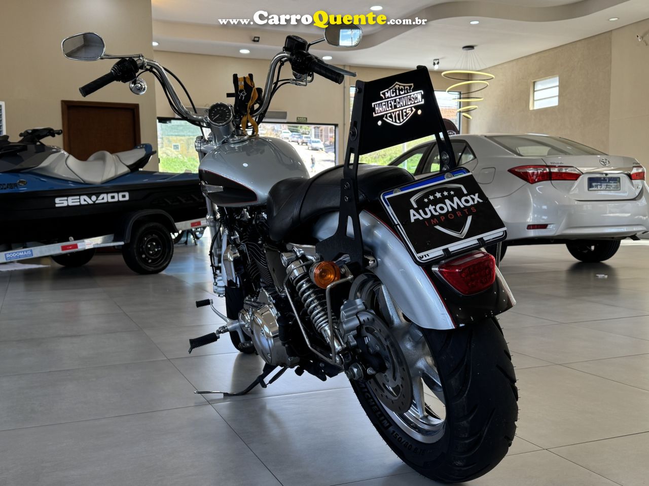 HARLEY-DAVIDSON   XL1200C   PRATA 2015 1200 GASOLINA - Loja