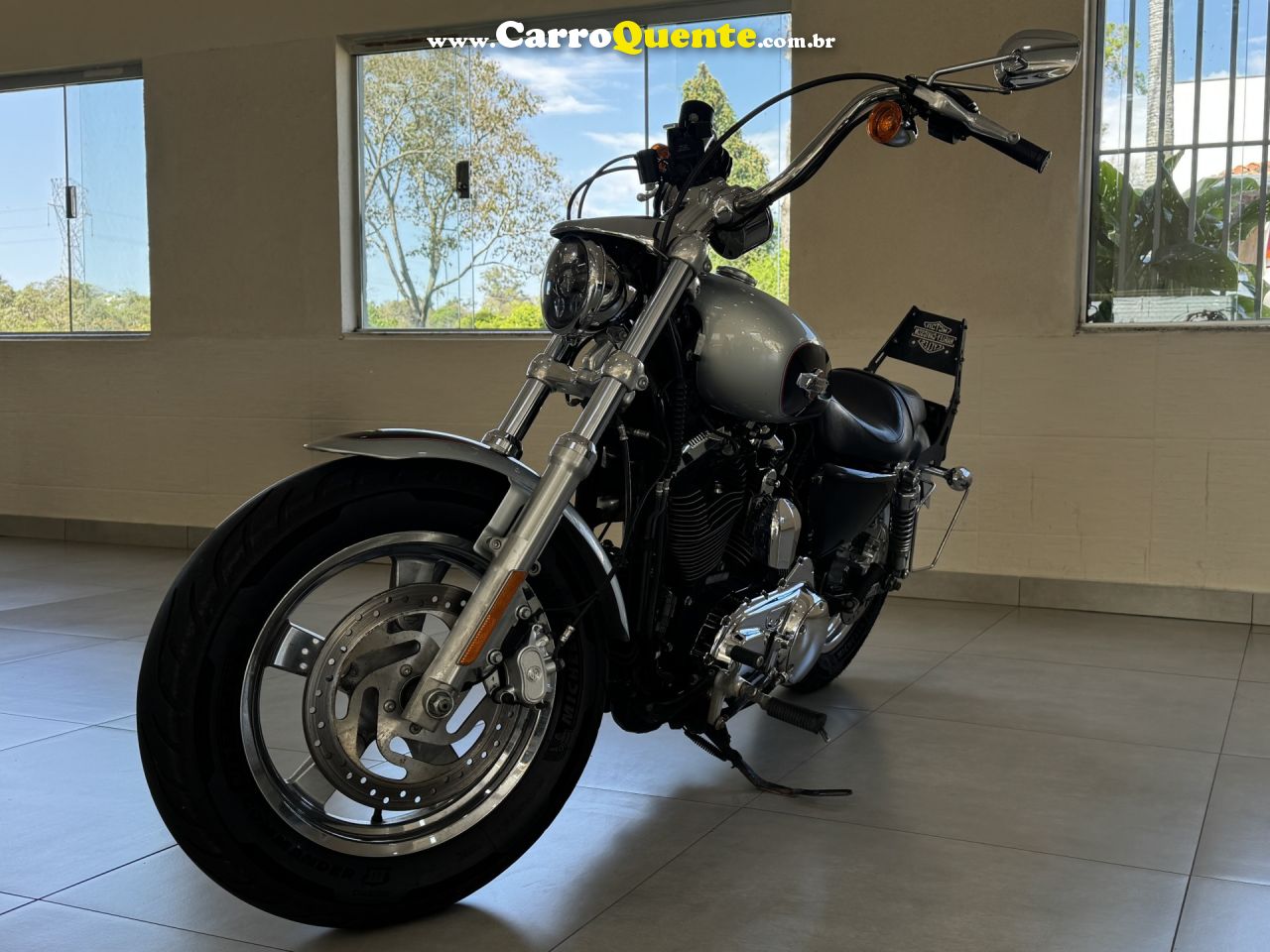 HARLEY-DAVIDSON   XL1200C   PRATA 2015 1200 GASOLINA - Loja