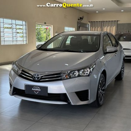 TOYOTA   COROLLA GLI UPPER 1.8 FLEX 16V AUT.   PRATA 2017 1.8 FLEX