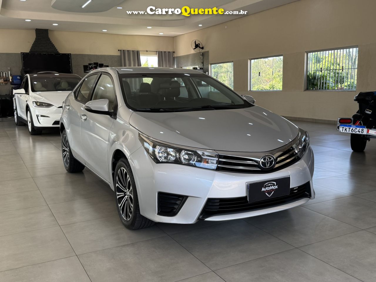 TOYOTA   COROLLA GLI UPPER 1.8 FLEX 16V AUT.   PRATA 2017 1.8 FLEX - Loja