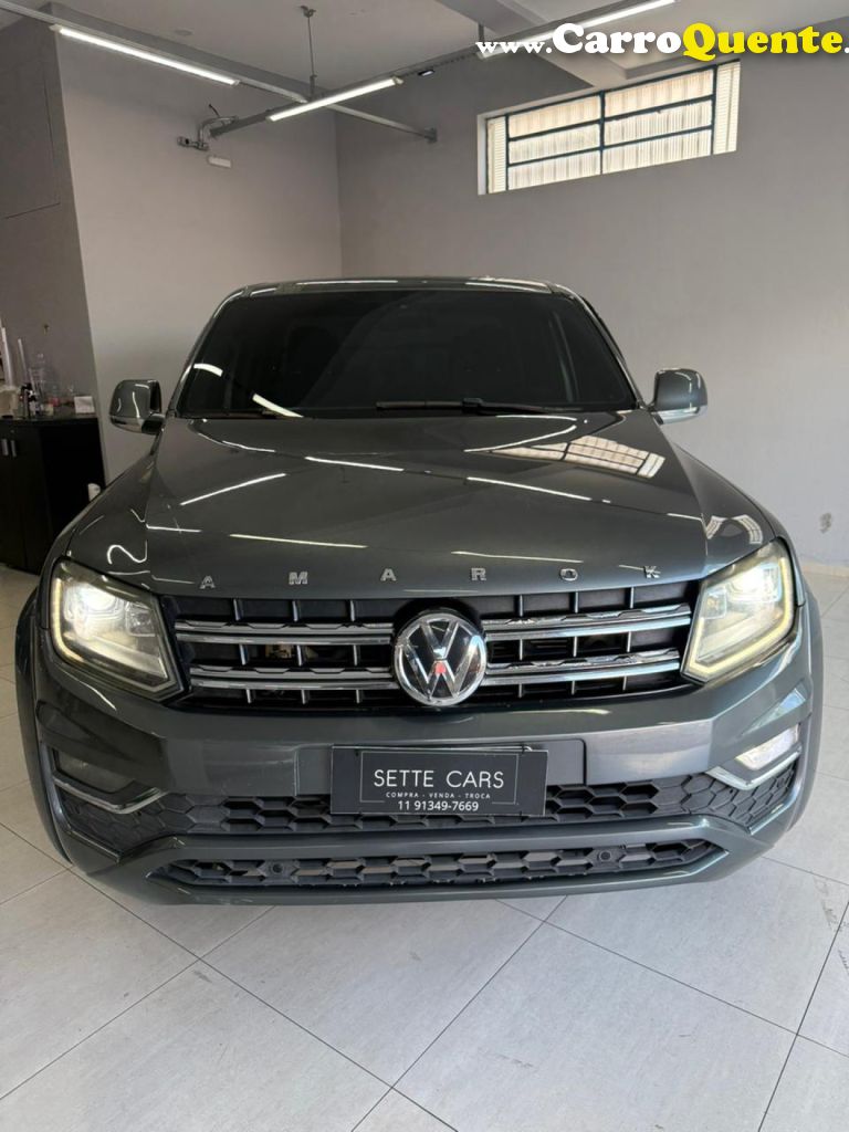 VOLKSWAGEN   AMAROK HIGH.CD 2.0 16V TDI 4X4 DIES. AUT   CINZA 2017 2.0 DIESEL - Loja