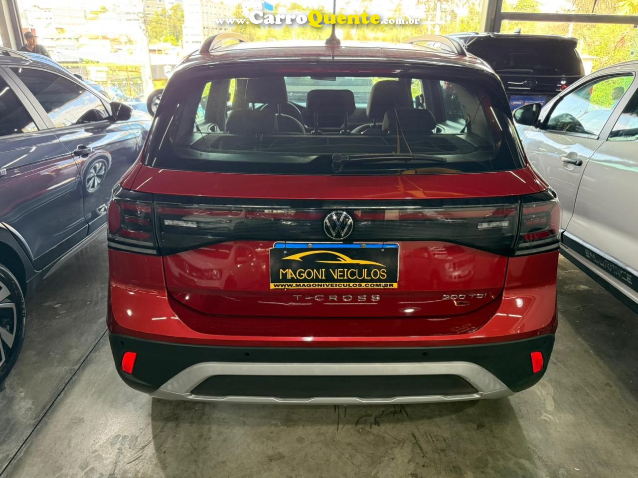 VOLKSWAGEN   T-CROSS 200 TSI 1.0  FLEX 12V 5P AUT.   VERMELHO 2025 1.0 FLEX - Loja