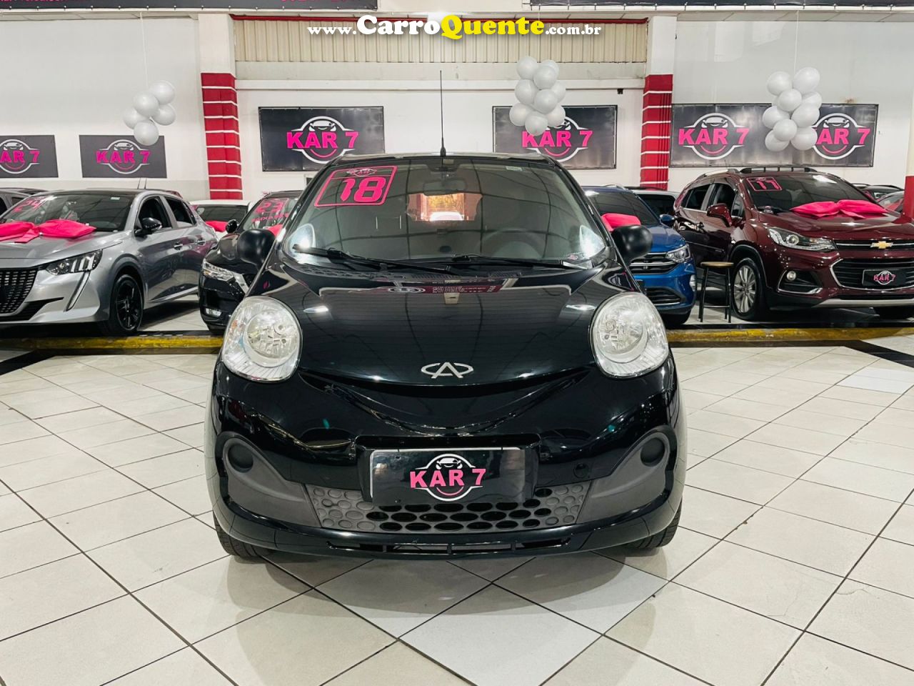 CHERY   QQ 1.0 LOOK FL 12V1.0 12V FLEX 5P   PRETO 2018 1.0 FLEX - Loja