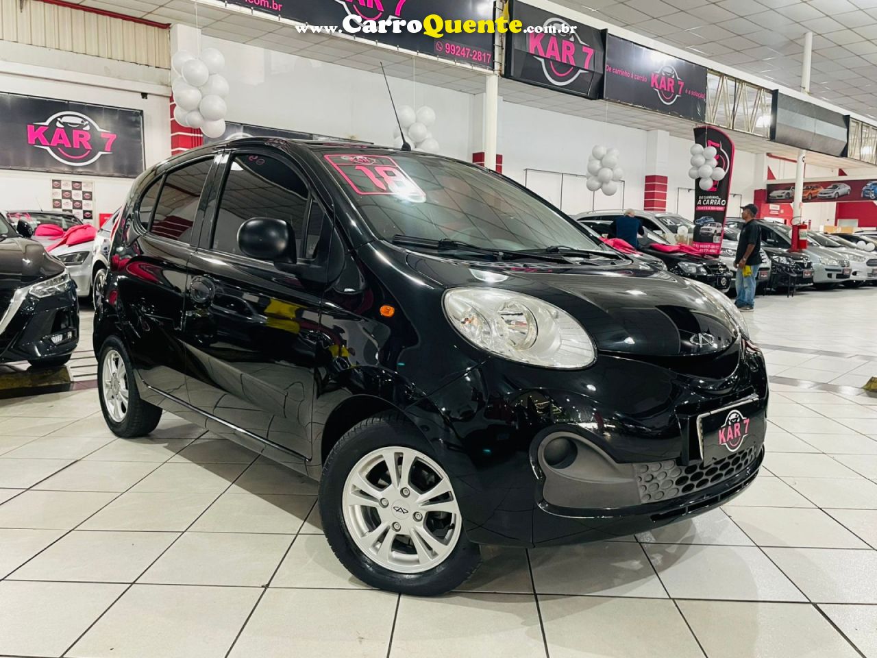 CHERY   QQ 1.0 LOOK FL 12V1.0 12V FLEX 5P   PRETO 2018 1.0 FLEX - Loja