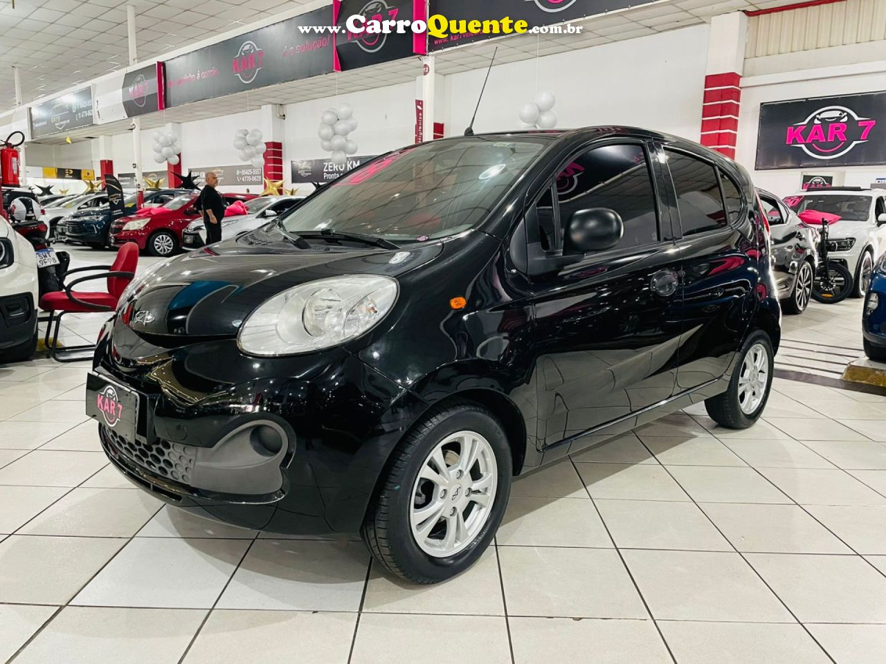 CHERY   QQ 1.0 LOOK FL 12V1.0 12V FLEX 5P   PRETO 2018 1.0 FLEX - Loja