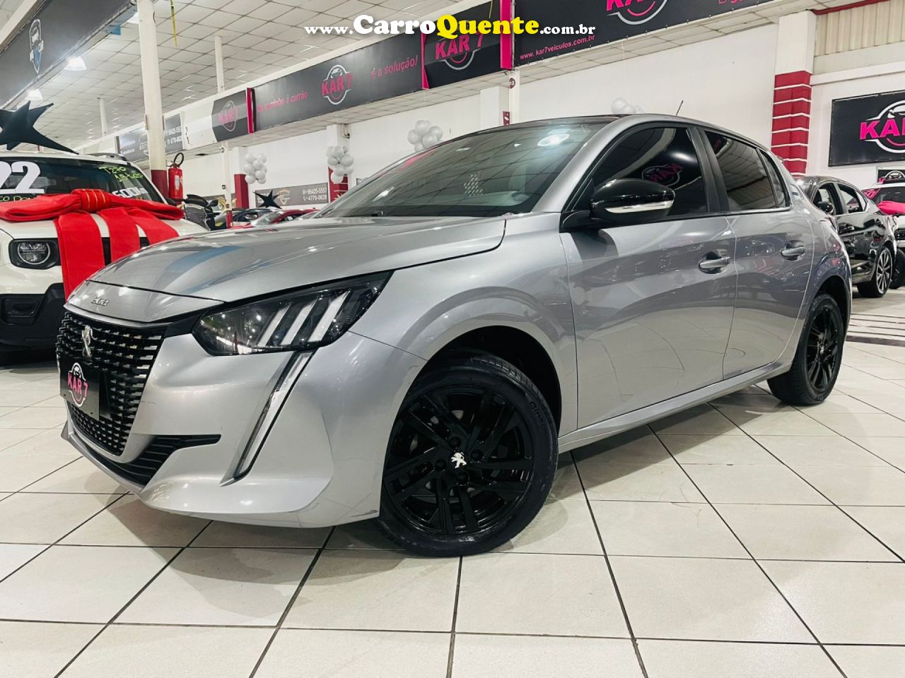 PEUGEOT   208 STYLE 1.0 FLEX 6V 5P MEC.   CINZA 2024 1.0 FLEX - Loja