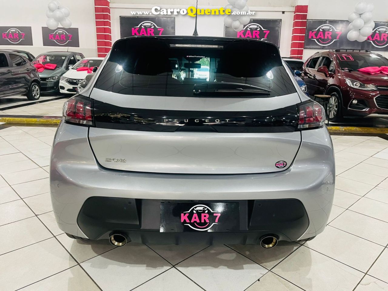 PEUGEOT   208 STYLE 1.0 FLEX 6V 5P MEC.   CINZA 2024 1.0 FLEX - Loja