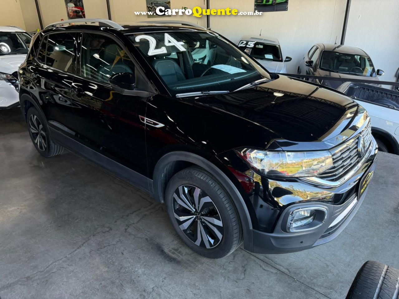 VOLKSWAGEN   T-CROSS HIG. 250 TSI 1.4 FLEX 16V 5P AUT   PRETO 2024 1.4 FLEX - Loja
