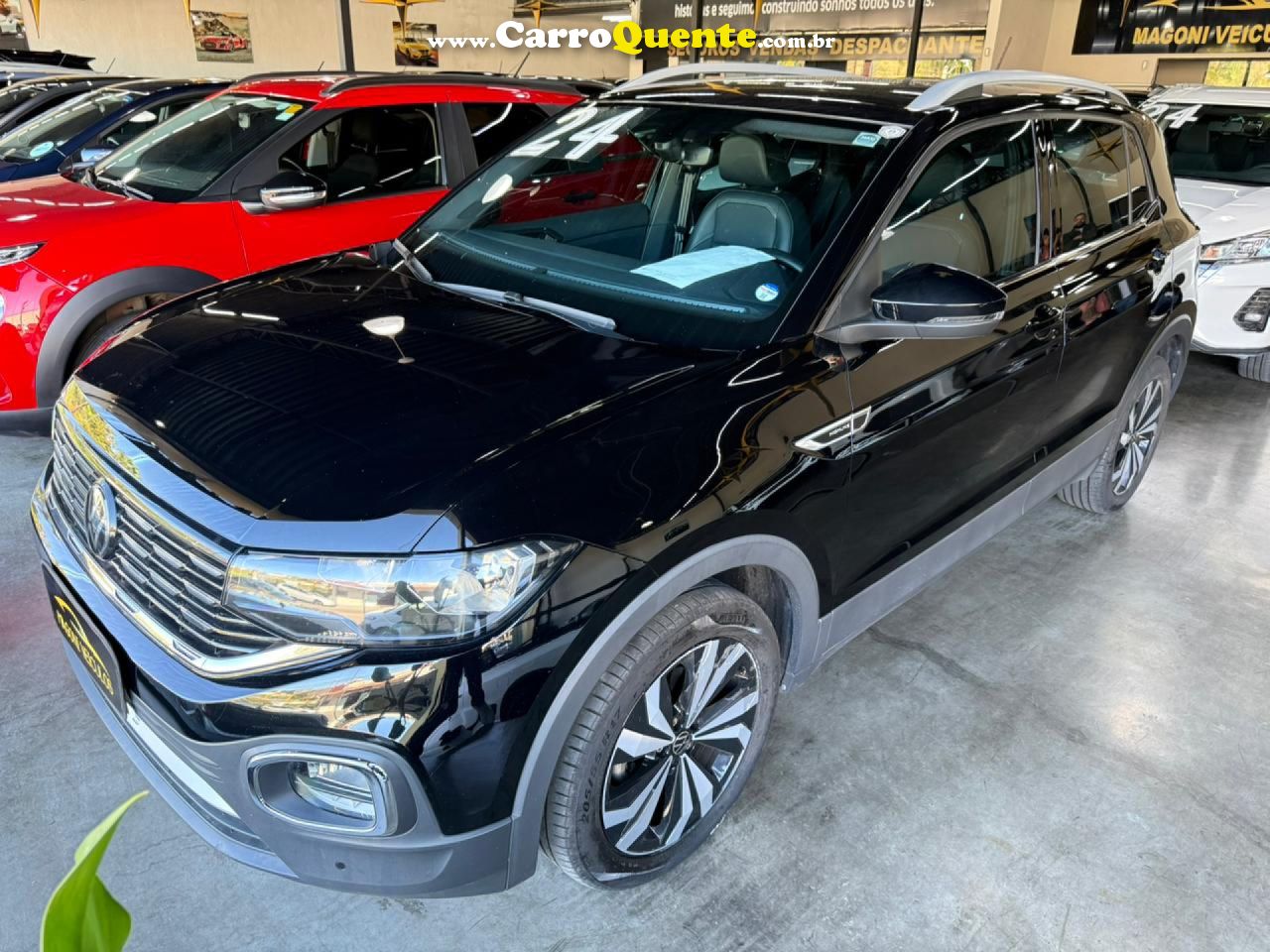 VOLKSWAGEN   T-CROSS HIG. 250 TSI 1.4 FLEX 16V 5P AUT   PRETO 2024 1.4 FLEX - Loja