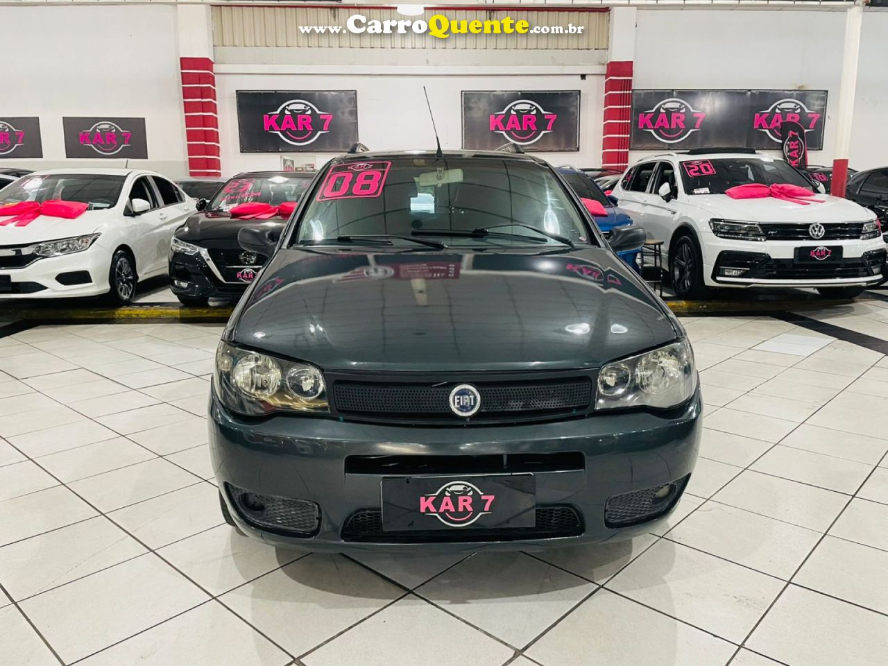 FIAT   PALIO ELX 1.4 FIRE30 ANOS F. FLEX 8V 4P   CINZA 2008 1.4 FLEX - Loja