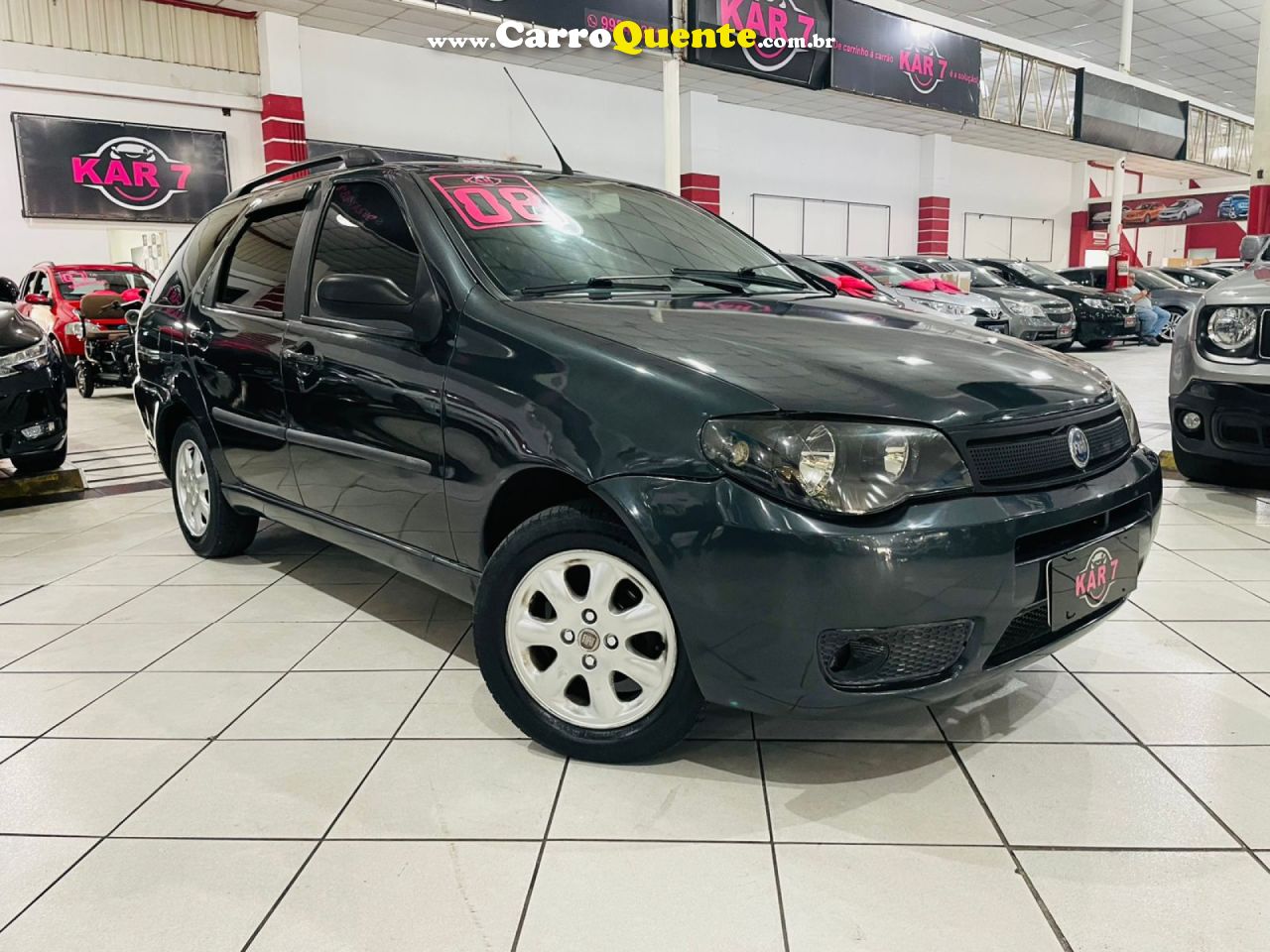 FIAT   PALIO ELX 1.4 FIRE30 ANOS F. FLEX 8V 4P   CINZA 2008 1.4 FLEX - Loja