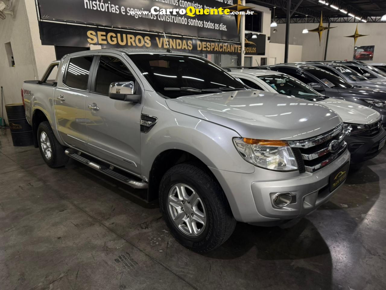 FORD   RANGER XLT 3.2 20V 4X4 CD DIESEL AUT.   PRATA 2016 3.2 DIESEL - Loja