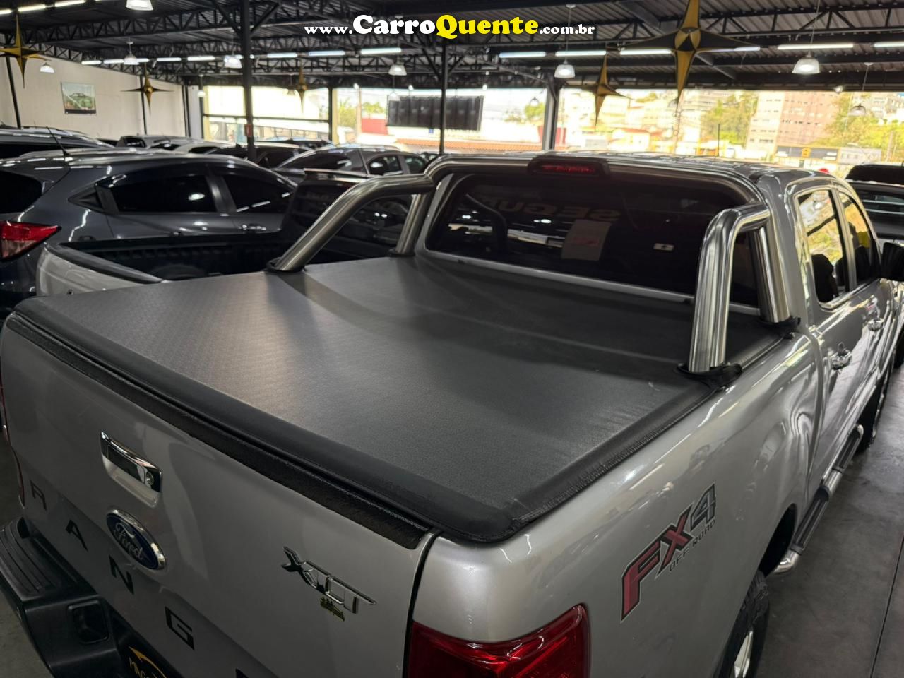 FORD   RANGER XLT 3.2 20V 4X4 CD DIESEL AUT.   PRATA 2016 3.2 DIESEL - Loja