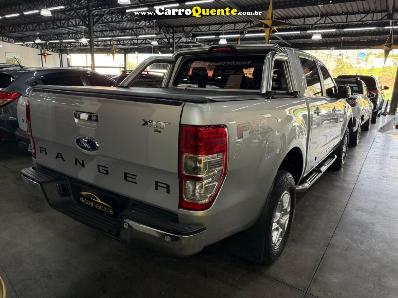FORD   RANGER XLT 3.2 20V 4X4 CD DIESEL AUT.   PRATA 2016 3.2 DIESEL - Loja