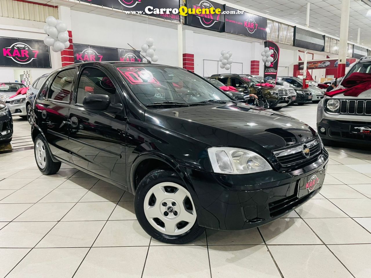 CHEVROLET   CORSA HAT. JOY 1.0 1.0 FLEXPOWER 8V 5P   PRETO 2009 1.0 FLEX - Loja