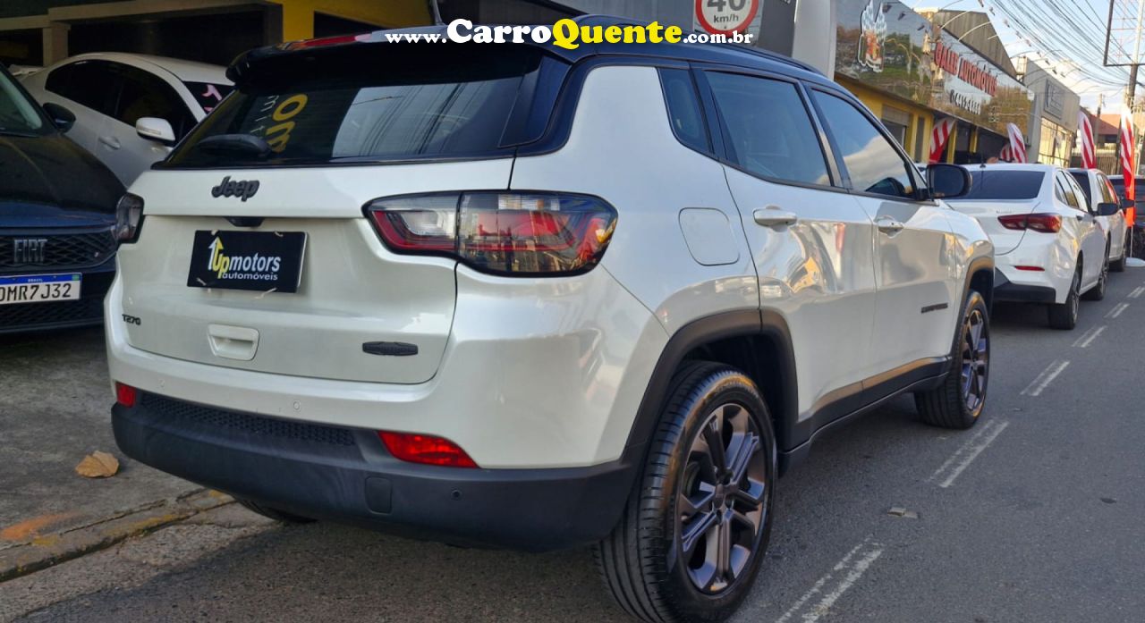 JEEP   COMPASS LONG. T270 1.3 TB 4X2 FLEX AUT.   BRANCO 2022 1.3 FLEX - Loja