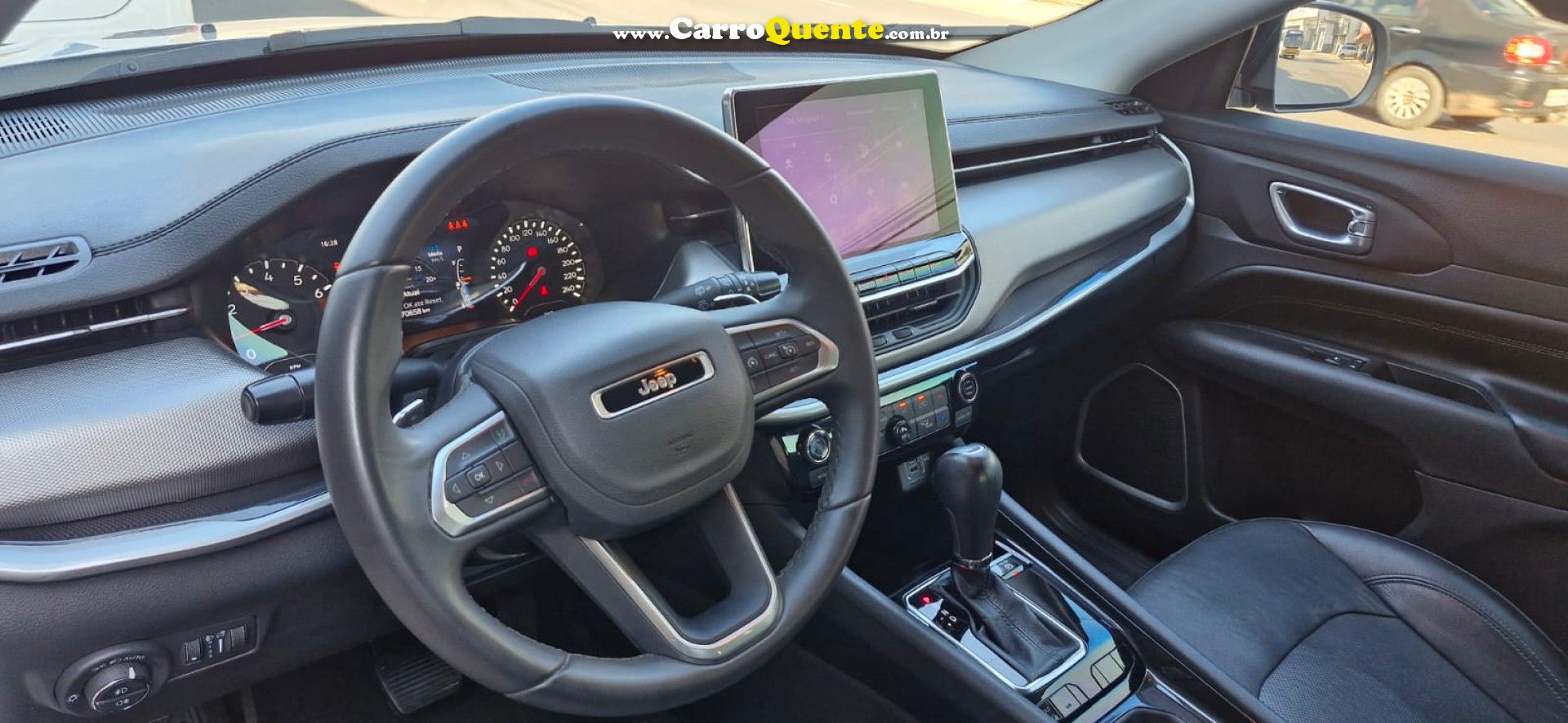 JEEP   COMPASS LONG. T270 1.3 TB 4X2 FLEX AUT.   BRANCO 2022 1.3 FLEX - Loja