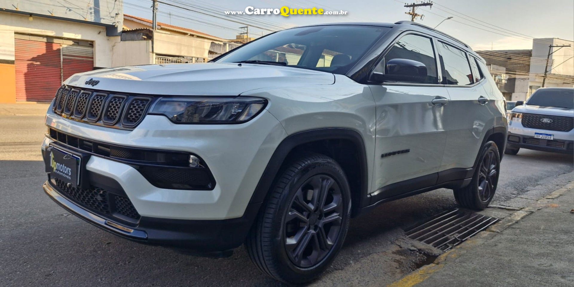 JEEP   COMPASS LONG. T270 1.3 TB 4X2 FLEX AUT.   BRANCO 2022 1.3 FLEX - Loja