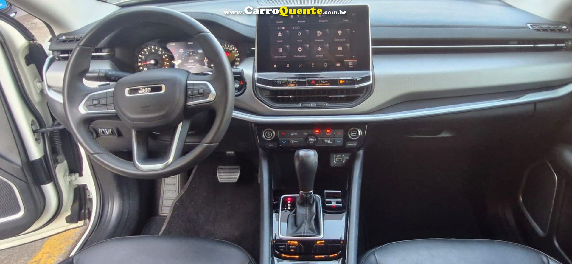 JEEP   COMPASS LONG. T270 1.3 TB 4X2 FLEX AUT.   BRANCO 2022 1.3 FLEX - Loja