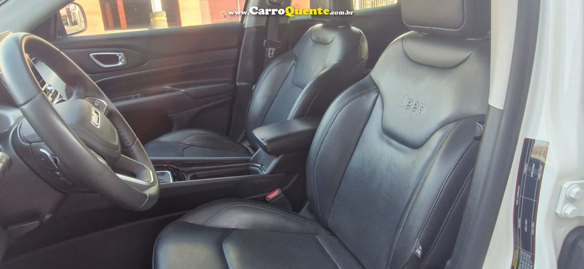 JEEP   COMPASS LONG. T270 1.3 TB 4X2 FLEX AUT.   BRANCO 2022 1.3 FLEX - Loja