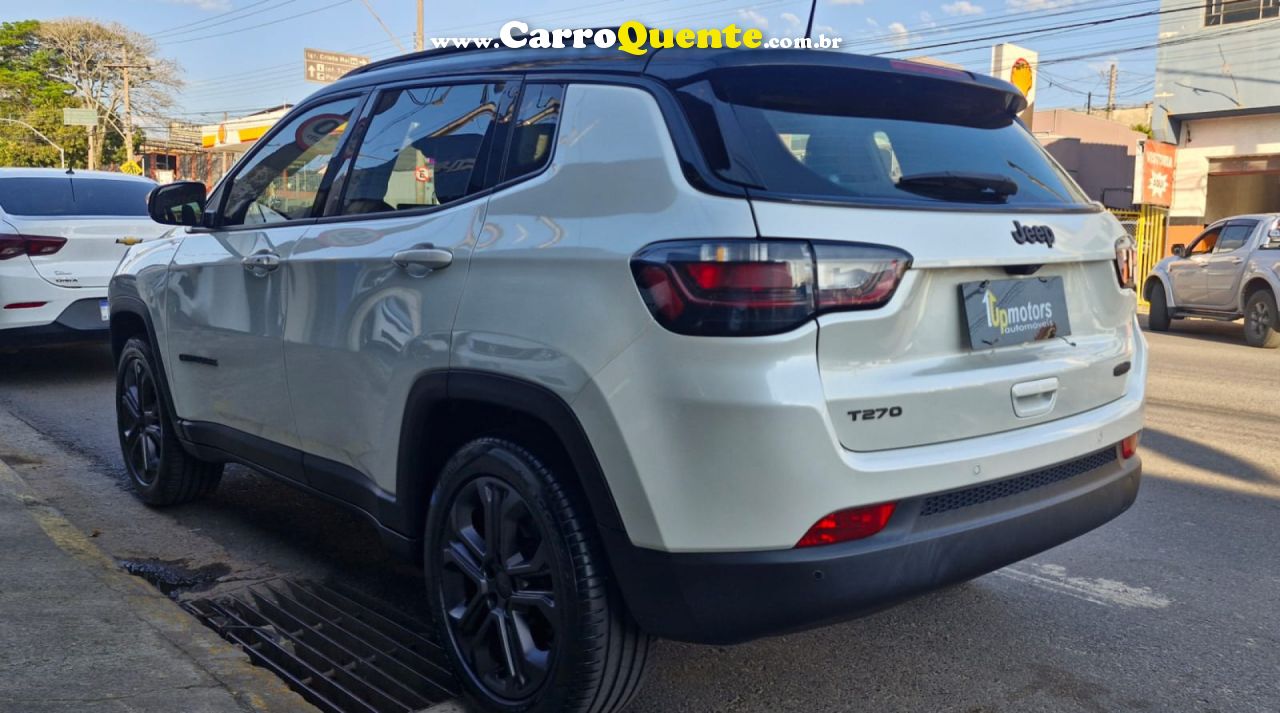 JEEP   COMPASS LONG. T270 1.3 TB 4X2 FLEX AUT.   BRANCO 2022 1.3 FLEX - Loja