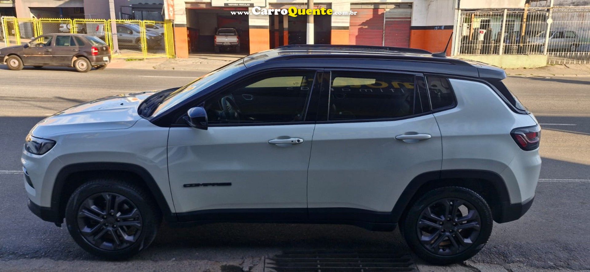 JEEP   COMPASS LONG. T270 1.3 TB 4X2 FLEX AUT.   BRANCO 2022 1.3 FLEX - Loja