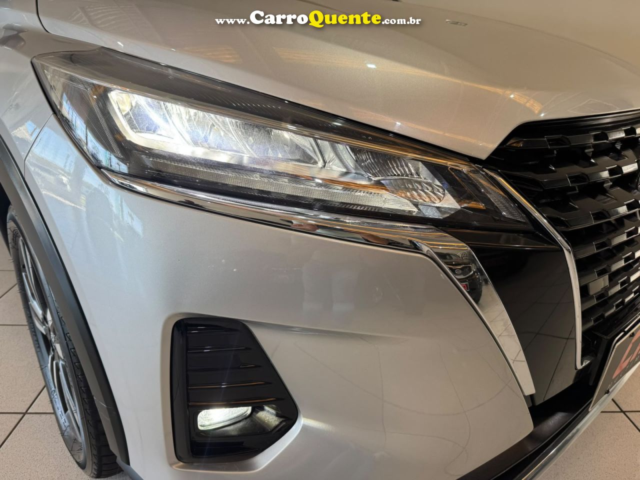 NISSAN   KICKS EXCLUSIVE 1.6 16V FLEX AUT.   PRATA 2022 1.6 FLEX - Loja