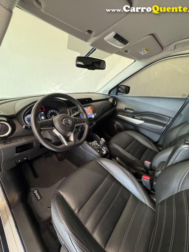 NISSAN   KICKS EXCLUSIVE 1.6 16V FLEX AUT.   PRATA 2022 1.6 FLEX - Loja