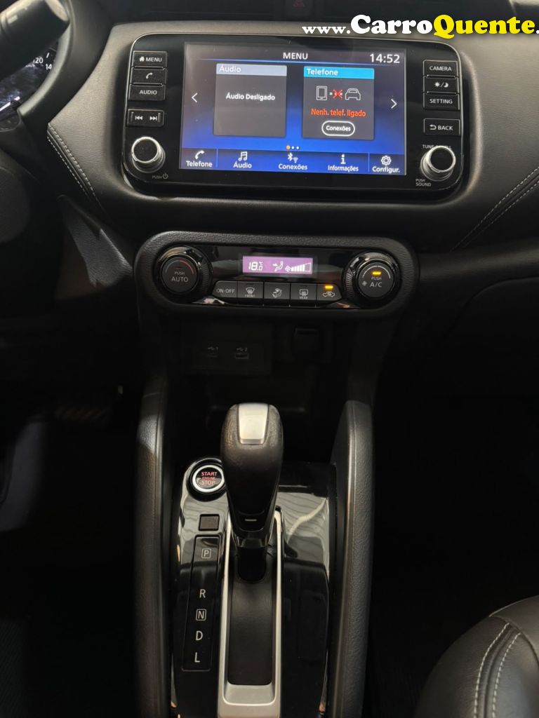 NISSAN   KICKS EXCLUSIVE 1.6 16V FLEX AUT.   PRATA 2022 1.6 FLEX - Loja