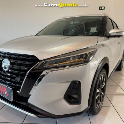 NISSAN   KICKS EXCLUSIVE 1.6 16V FLEX AUT.   PRATA 2022 1.6 FLEX