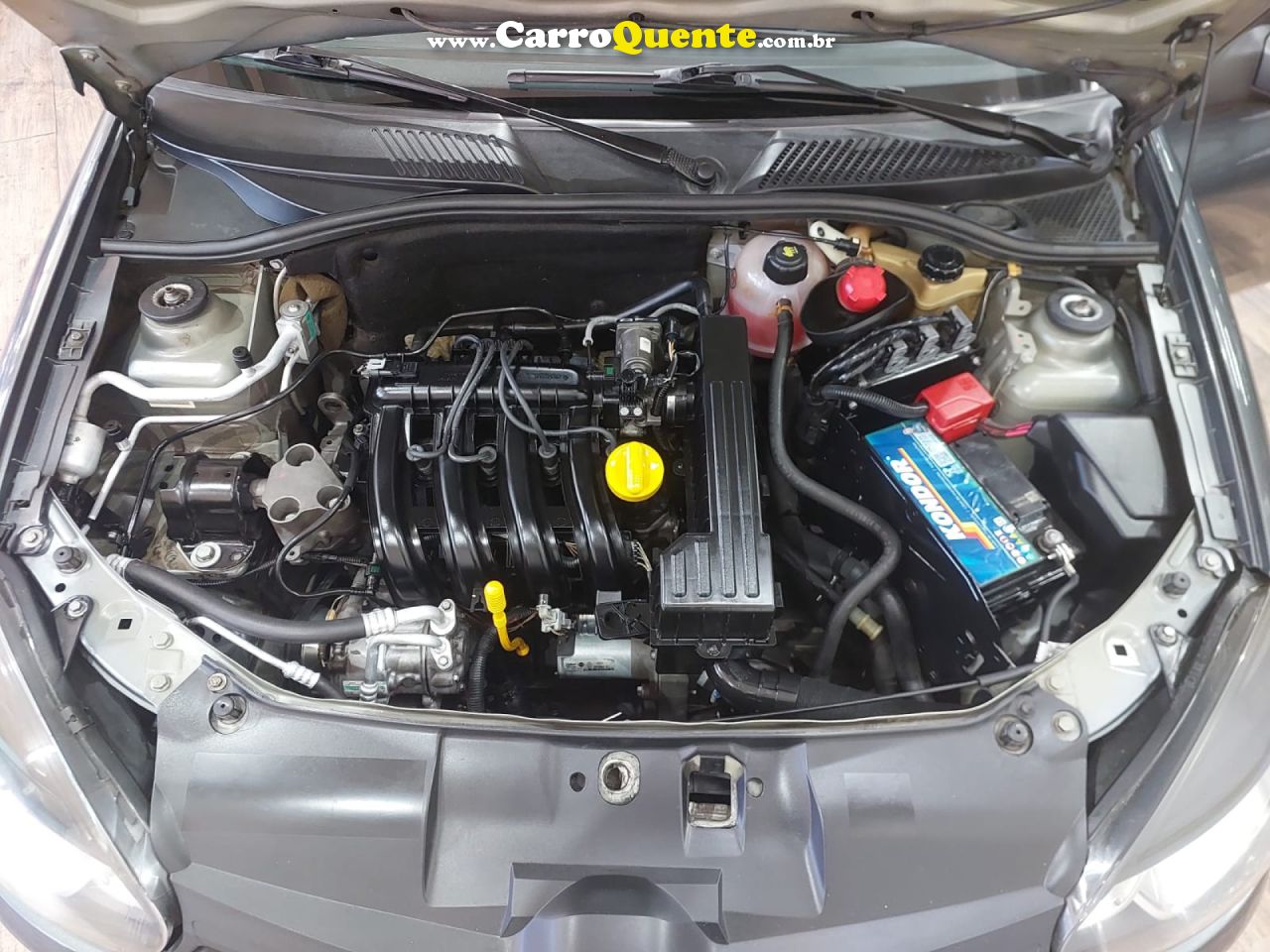 RENAULT   CLIO RNALIZÉEXPR.1.0 HI-POWER 16V 5P   CINZA 2016 1.0 FLEX - Loja