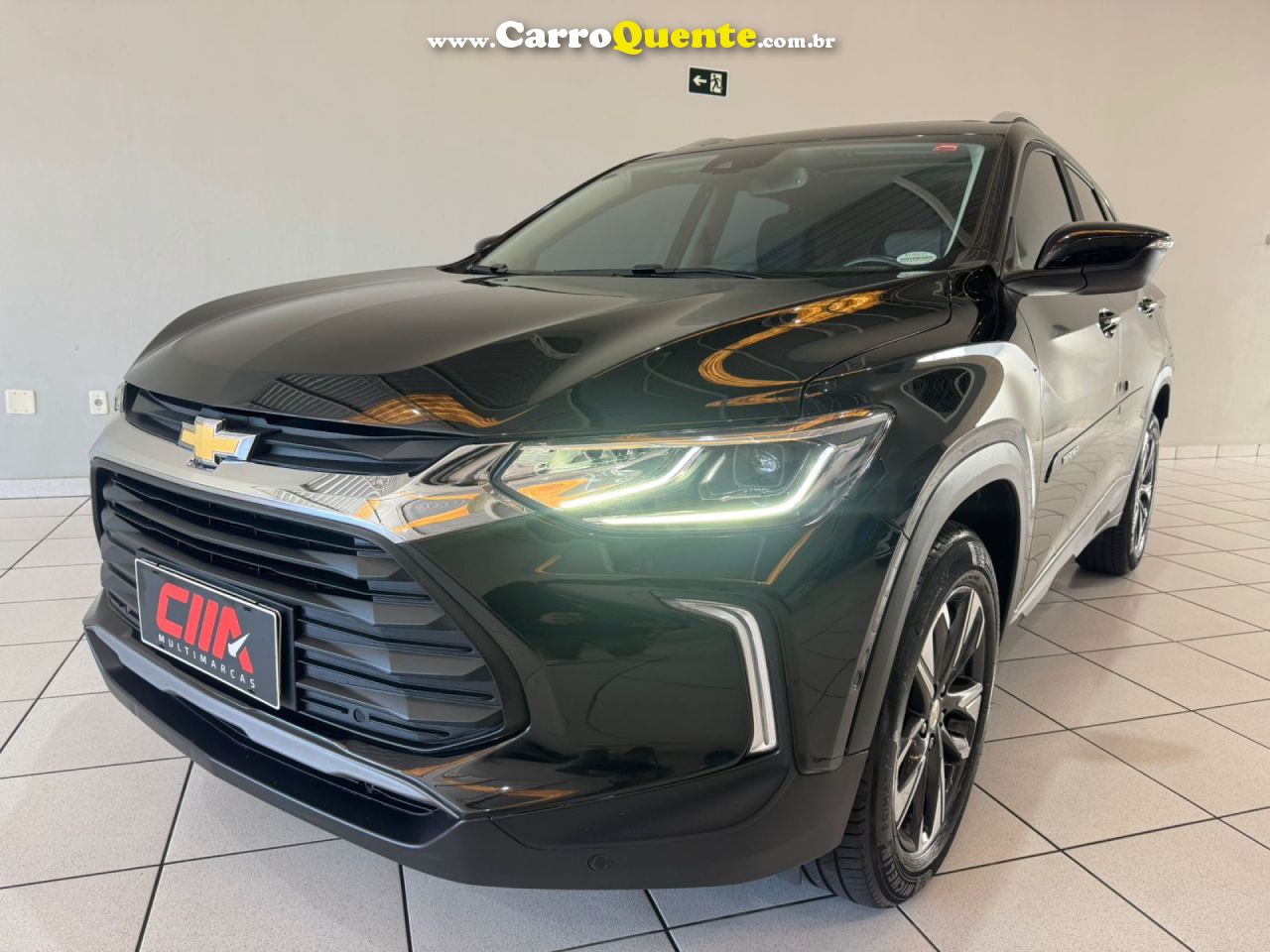 CHEVROLET   TRACKER PREMIER 1.2 TURBO 12V FLEX AUT.   PRETO 2023 1.2 FLEX - Loja