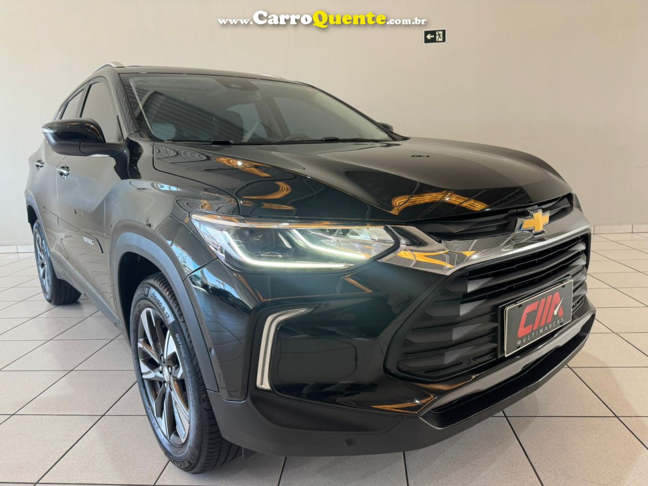CHEVROLET   TRACKER PREMIER 1.2 TURBO 12V FLEX AUT.   PRETO 2023 1.2 FLEX - Loja