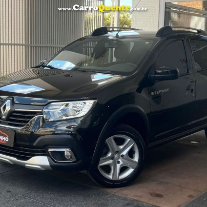 RENAULT   SANDERO STEPWAY ZEN 1.6 UNICA DONA BAIXISSIMA KM REVISÕES CSS   PRETO 2023 1.6 FLEX