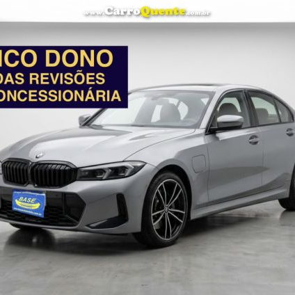 BMW   330E M SPORT 2.0 TURBO AUT. (HÍBRIDO)   CINZA 2024 2.0 GASOLINA E ELÉTRICO